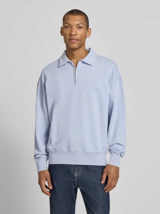 Zdjęcie produktu Troyer o kroju relaxed fit z czystej bawełny ekologicznej model 'ICONIC Å GMT' ARMEDANGELS Jasnoniebieski