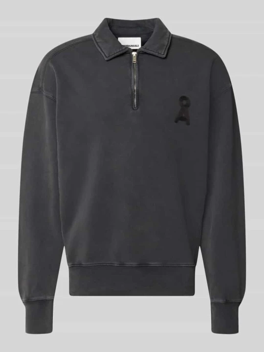 Zdjęcie produktu Troyer o kroju relaxed fit z czystej bawełny model 'ICONIC' ARMEDANGELS Czarny