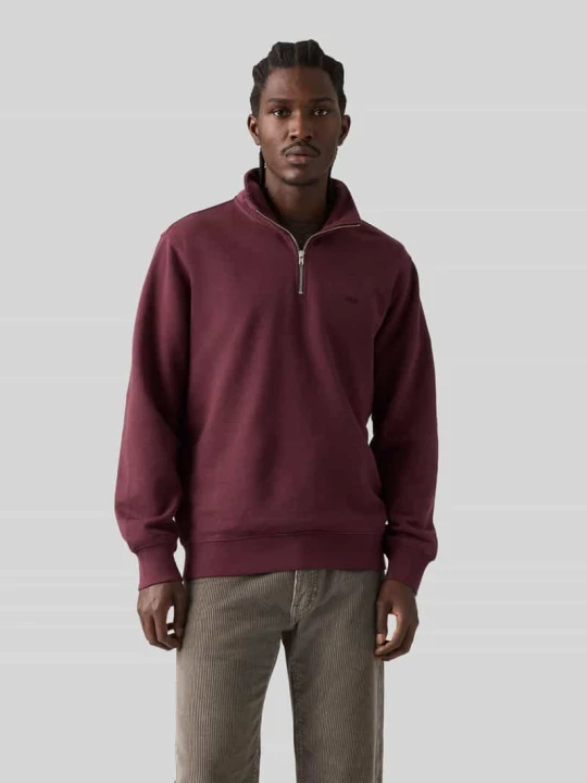Zdjęcie produktu Troyer o kroju relaxed fit z czystej bawełny z wyhaftowanym logo Levi's Bordowy