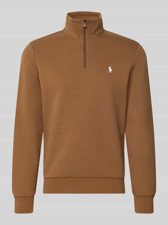 Zdjęcie produktu Troyer o kroju relaxed fit z mieszanki bawełny Polo Ralph Lauren Średniobrązowy