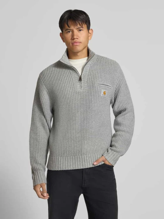 Zdjęcie produktu Troyer z brustaszą model 'DETROIT' Carhartt WIP Średnioszary melanż