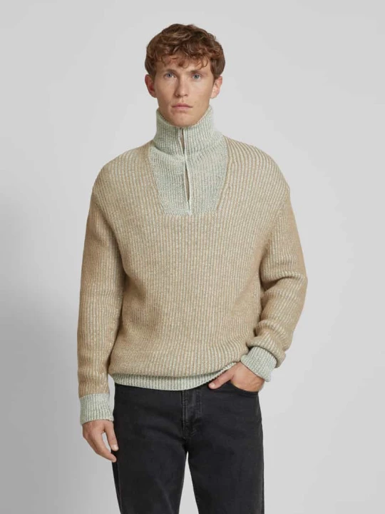 Zdjęcie produktu Troyer z dodatkiem wełny Scotch & Soda Piaskowy