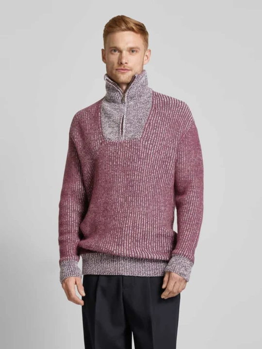 Zdjęcie produktu Troyer z dodatkiem wełny Scotch & Soda Jasnośliwkowy