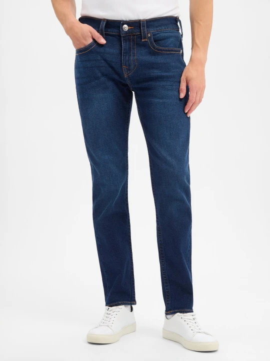 Zdjęcie produktu True Religion Dżinsy o kroju skinny fit Mężczyźni Bawełna niebieski