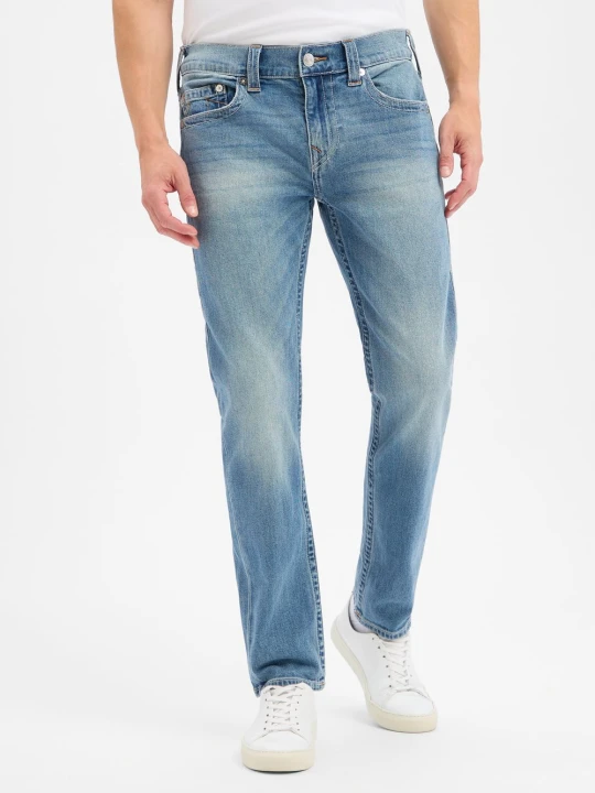 Zdjęcie produktu True Religion Dżinsy o kroju skinny Mężczyźni Bawełna niebieski