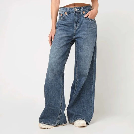 Zdjęcie produktu Embroidery Jessie Super Baggy True Religion niebieski