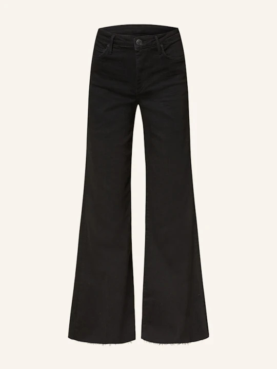 Zdjęcie produktu True Religion Jeansy Flare Mija schwarz 1001 BLACK