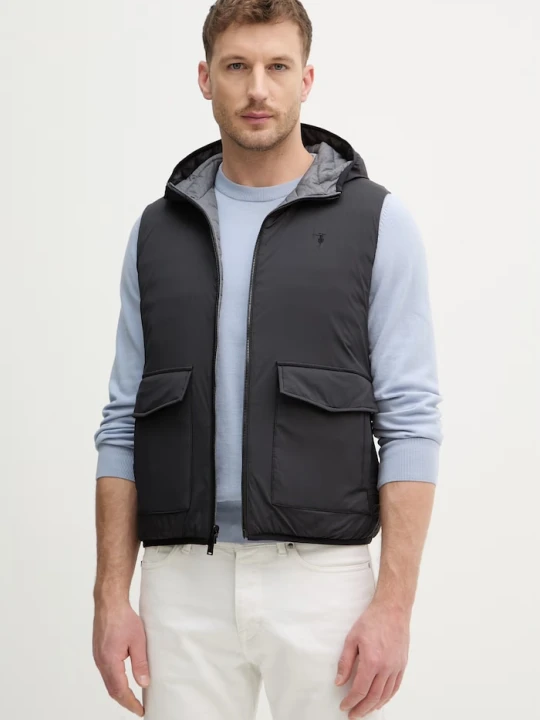Zdjęcie produktu Trussardi bezrękawnik dwustronny szary