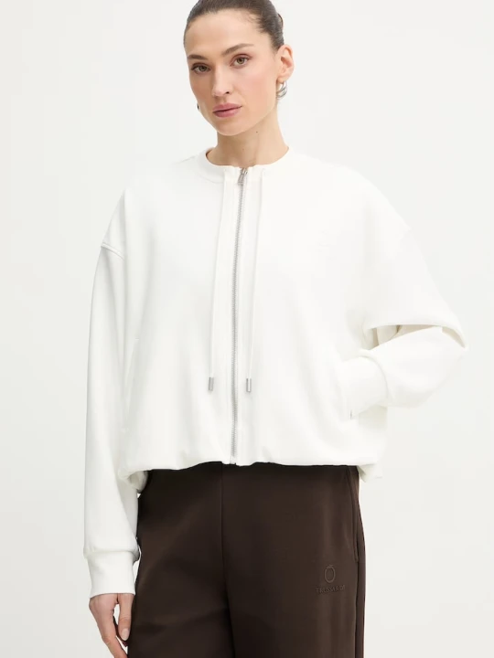 Zdjęcie produktu Trussardi bluza damska bawełniana beżowy