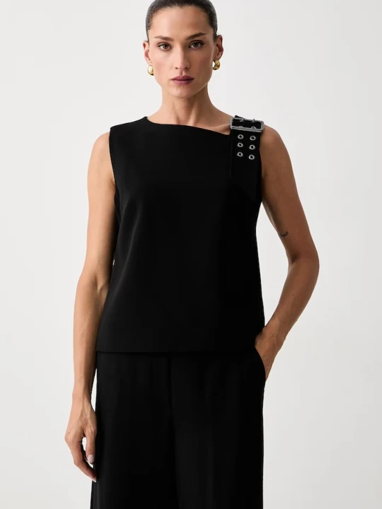 Zdjęcie produktu Trussardi bluzka lounge damska czarny