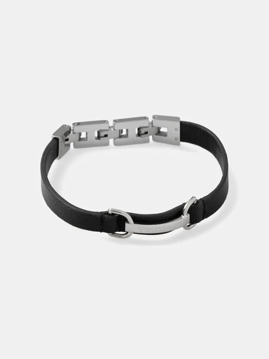 Zdjęcie produktu Trussardi bransoletka T-LEATHER czarny