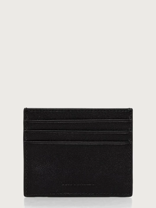 Zdjęcie produktu Trussardi etui na karty męskie skórzane czarny