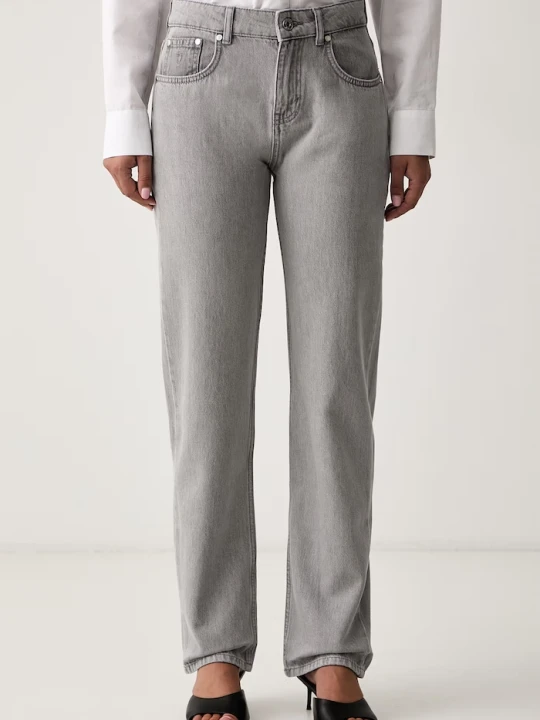 Zdjęcie produktu Trussardi jeansy straight damskie szary