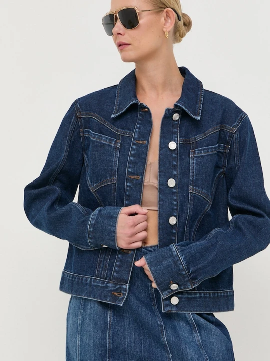 Zdjęcie produktu Trussardi kurtka jeansowa granatowy