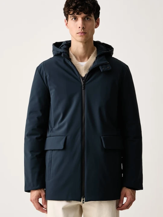 Zdjęcie produktu Trussardi kurtka puchowa męska granatowy