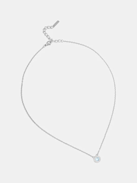 Zdjęcie produktu Trussardi naszyjnik damski ze stali nierdzewnej T-LOGO srebrny
