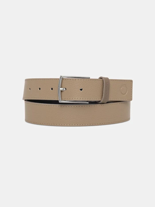 Zdjęcie produktu Trussardi pasek skórzany beżowy