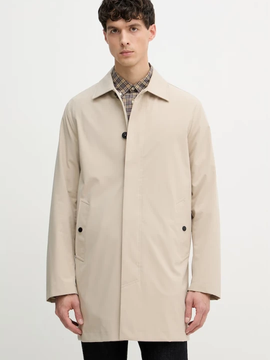 Zdjęcie produktu Trussardi płaszcz męski beżowy