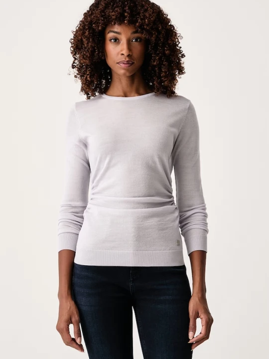 Zdjęcie produktu Trussardi sweter damski wełniany szary