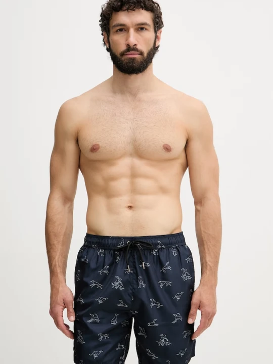 Zdjęcie produktu Trussardi szorty kąpielowe męskie granatowy