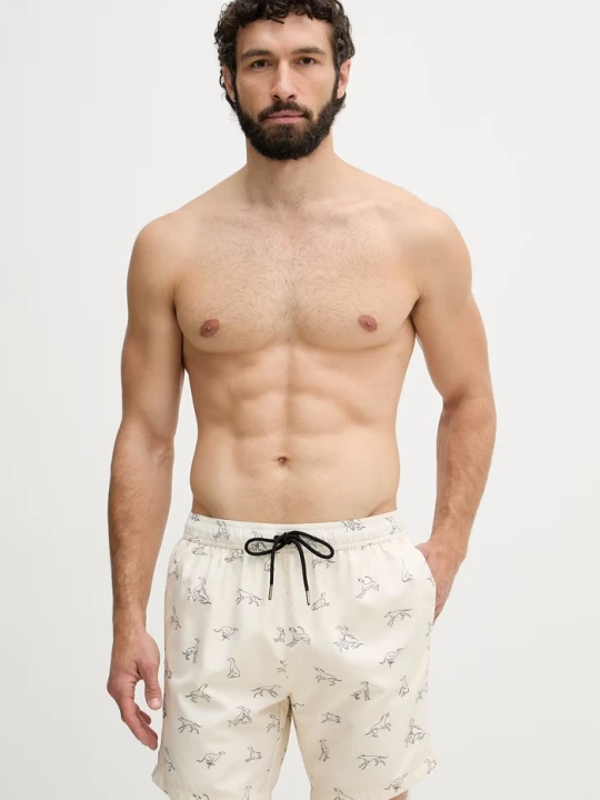 Zdjęcie produktu Trussardi szorty kąpielowe męskie beżowy