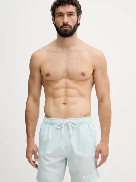Zdjęcie produktu Trussardi szorty kąpielowe męskie turkusowy