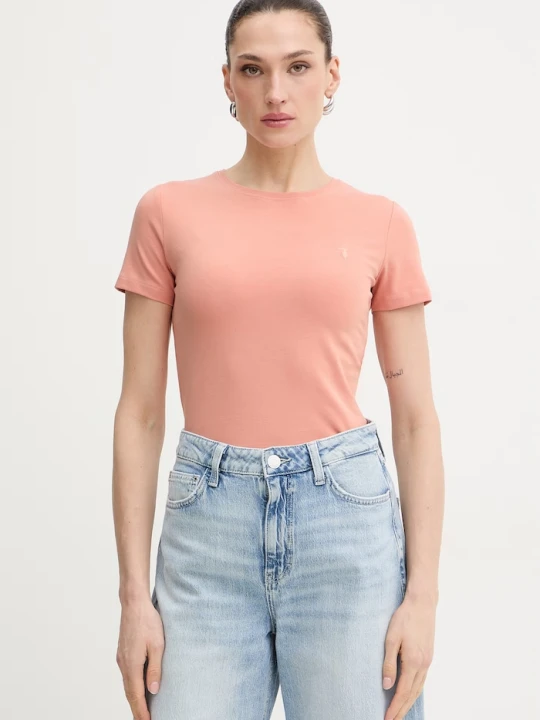 Zdjęcie produktu Trussardi t-shirt pomarańczowy