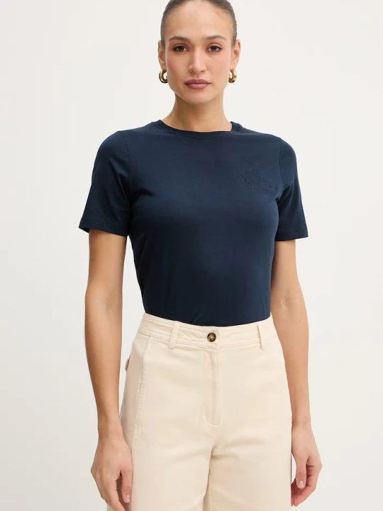 Zdjęcie produktu Trussardi t-shirt bawełniany granatowy