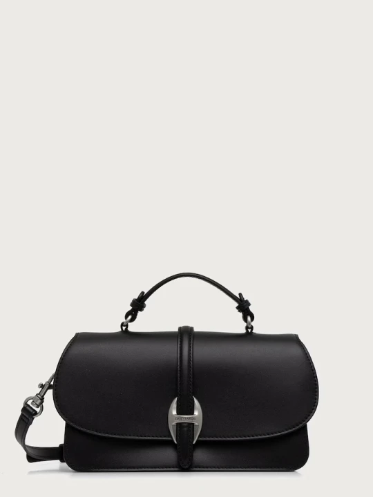 Zdjęcie produktu Trussardi torebka crossbody damska skórzana czarny