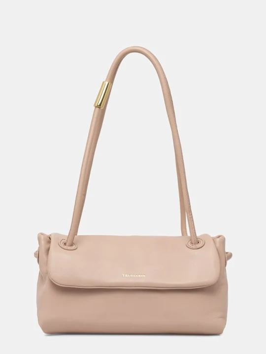 Zdjęcie produktu Trussardi torebka shopper damska skórzana różowy