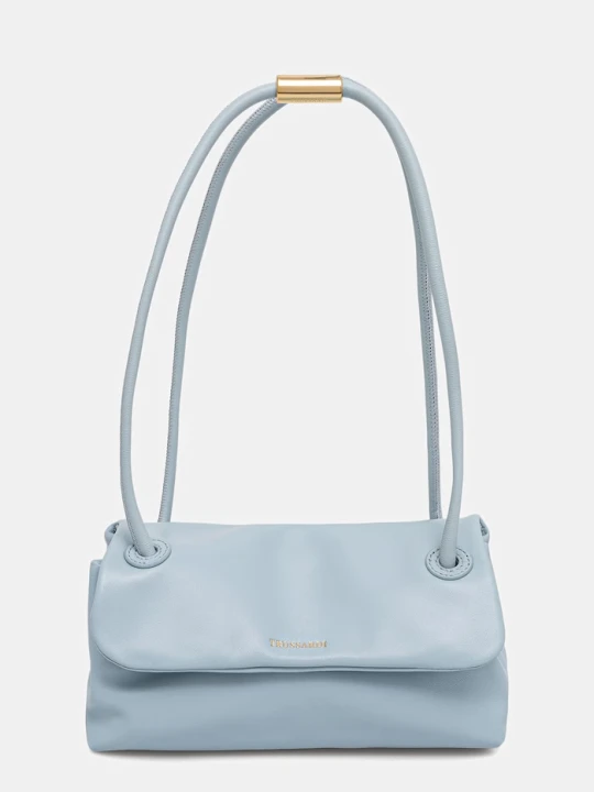 Zdjęcie produktu Trussardi torebka shopper damska skórzana niebieski