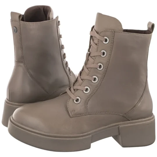 Zdjęcie produktu Trzewiki Beżowe 9-25101-43 348 Taupe Nappa (CP424-a) Caprice