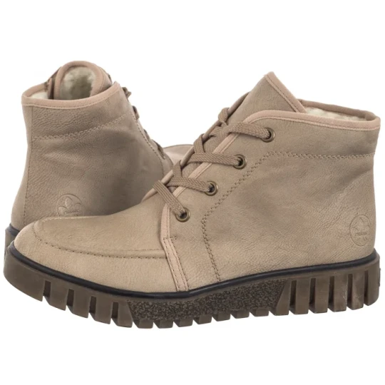 Zdjęcie produktu Trzewiki Beżowe Y3407-60 Beige (RI205-a) Rieker