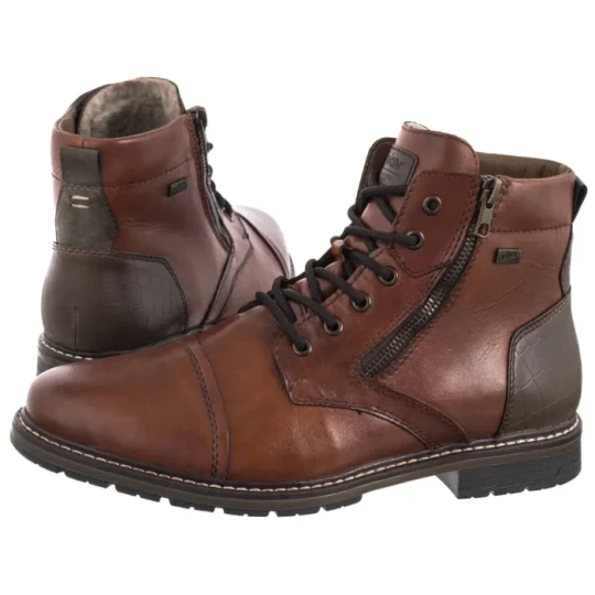 Zdjęcie produktu Trzewiki Brązowe 13704-24 Brown (RI345-a) Rieker