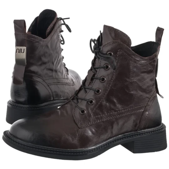 Zdjęcie produktu Trzewiki Brązowe V442-00816-01TDM (VE889-b) Venezia