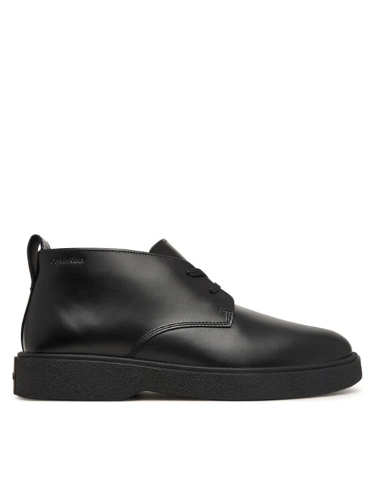 Zdjęcie produktu Trzewiki Calvin Klein Text Rubber Desert Boot Lth HM0HM02255 Czarny
