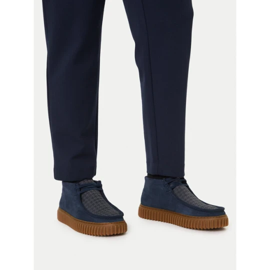 Zdjęcie produktu Trzewiki Clarks Torhill Hi 26183427 Granatowy