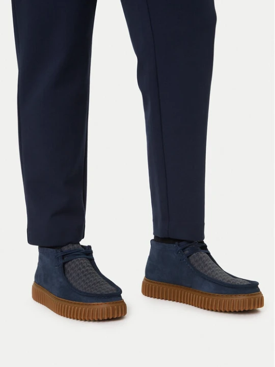 Zdjęcie produktu Trzewiki Clarks Torhill Hi 26183427 Granatowy