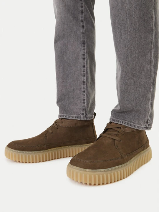 Zdjęcie produktu Trzewiki Clarks Torhill LaceHi 26183474 Khaki