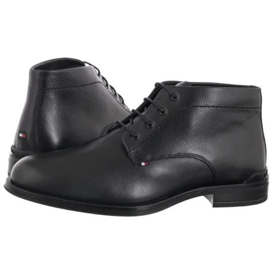 Zdjęcie produktu Trzewiki Corporate Hilfiger Lth Boot Black FM0FM05697 BDS (TH1410-a) Tommy Hilfiger