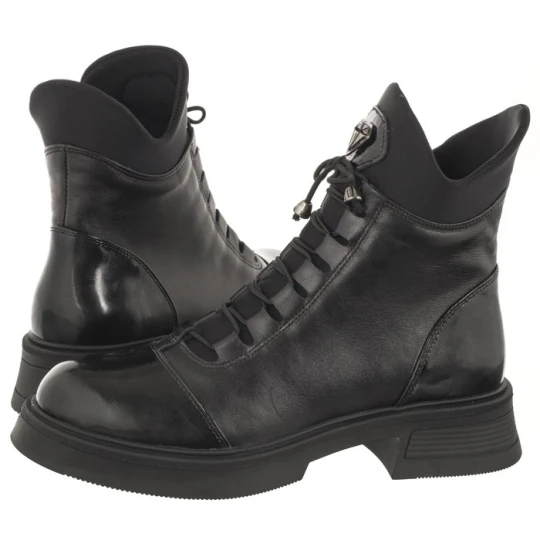 Zdjęcie produktu Trzewiki Czarne 126001 0721 Black (VE746-a) Venezia