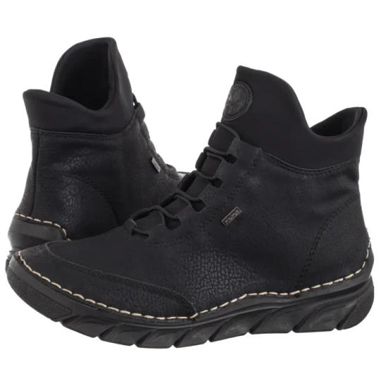 Zdjęcie produktu Trzewiki Czarne 55069-00 Black (RI300-b) Rieker