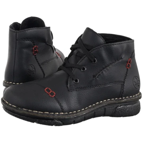 Zdjęcie produktu Trzewiki Czarne 73301-00 Black (RI331-a) Rieker