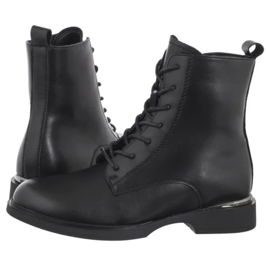 Zdjęcie produktu Trzewiki Czarne DBT6520 / 25 BK (FO131-a) Filippo