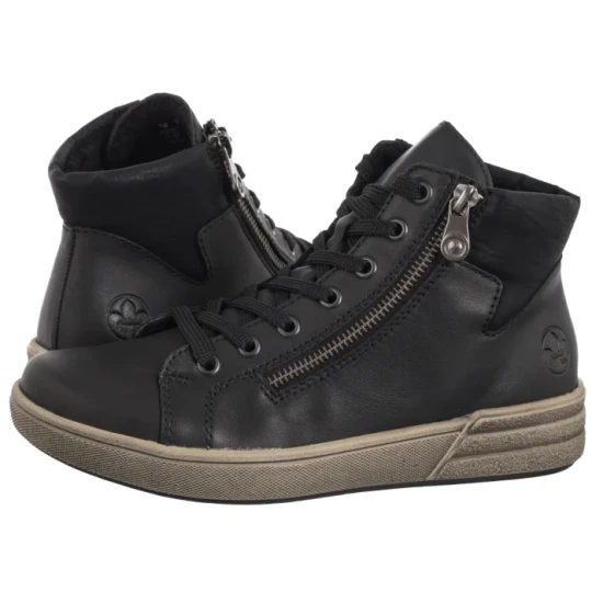 Zdjęcie produktu Trzewiki Czarne X0709-01 Black (RI299-a) Rieker