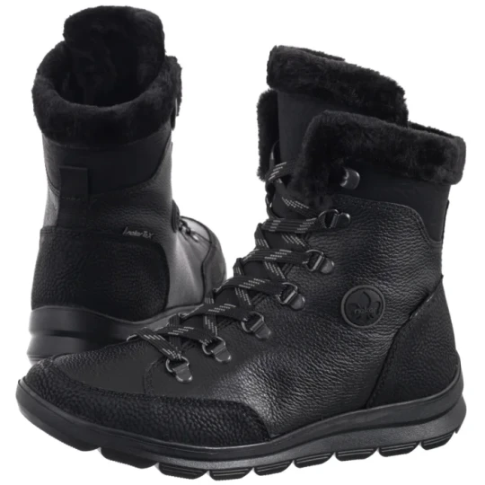 Zdjęcie produktu Trzewiki Czarne Z0000-00 Black (RI341-a) Rieker