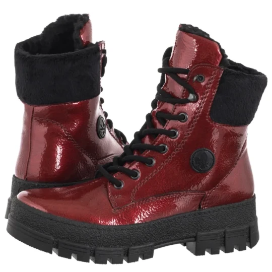 Zdjęcie produktu Trzewiki Czerwone Y0220-33 Red (RI304-a) Rieker