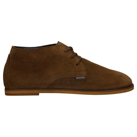 Zdjęcie produktu Brązowe trzewiki damskie z linii comfort z szeroka cholewka 64163-62 Wojas