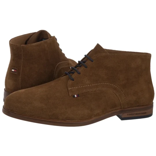 Zdjęcie produktu Trzewiki Hilfiger Dress Suede Boot Coconut Grove FM0FM05726 GVQ (TH1378-a) Tommy Hilfiger