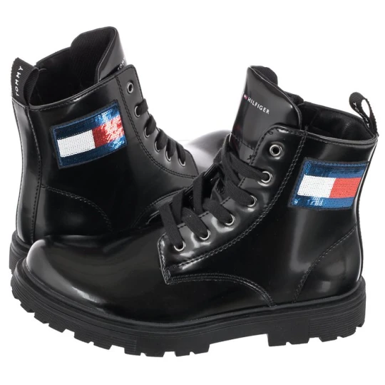 Zdjęcie produktu Trzewiki Lace-Up Bootie T1A5-31189-1225 999 Black (TH277-a) Tommy Hilfiger
